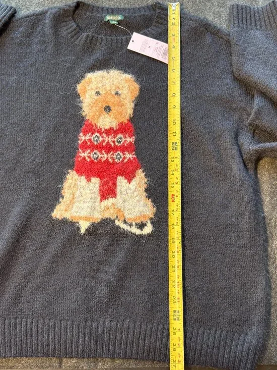 Wild Fable Dog Ice Skating Sweater Women’s Medium NWT - Picture 7 of 8